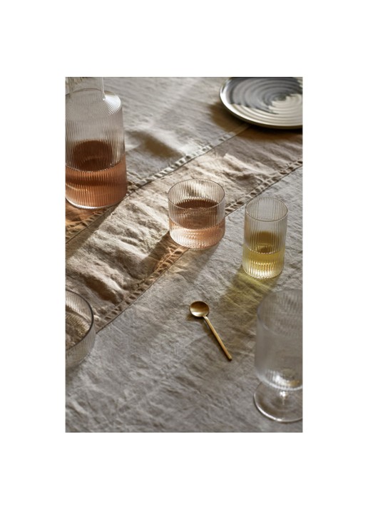 ferm LIVING Ripple Verrines glazen set van 4 - detail 4 transparant