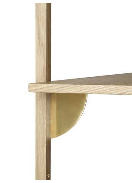 ferm LIVING Sector Shelf wandplank 87 cm - detail 2 beige