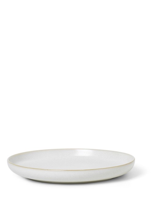 ferm LIVING Sekki ontbijtbord 19 cm - voorkant gebroken wit