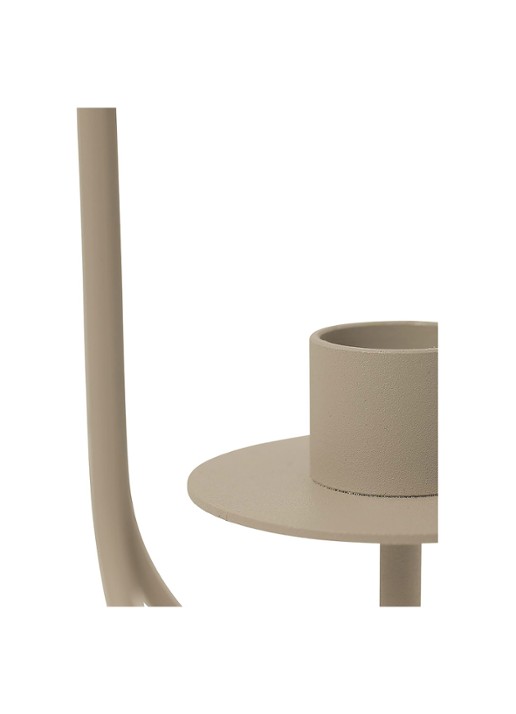 ferm LIVING Sway kandelaar 30 cm - detail 3 beige