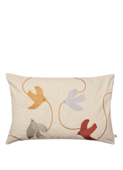 ferm LIVING Swif Bird sierkussen 60 x 40 cm