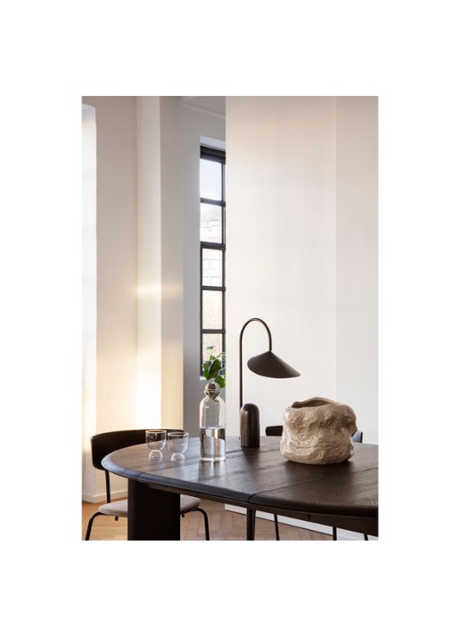 ferm LIVING Tuck bloempot van aardewerk voor binnen Ø29 cm - voorkant 2 beige