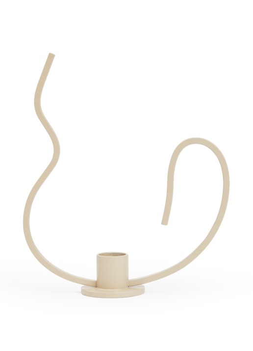 ferm LIVING Valse Low kandelaar 18,4 cm