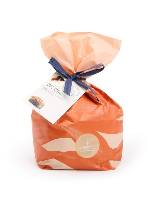 Fiasconaro Cioccolato panettone met chocolade druppels 500 gram - voorkant undefined