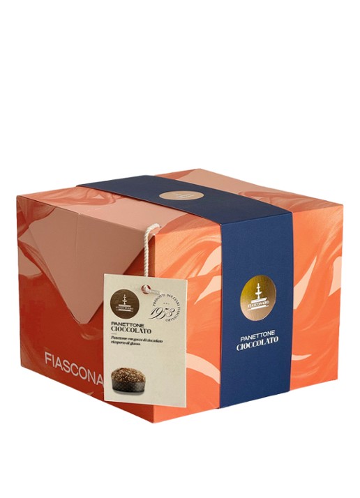 Fiasconaro Panettone met chocolade en glazuur 750 gram