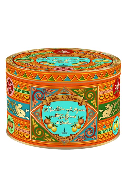 Fiasconaro Panettone met citrusvruchten in bewaarblik 500 gram