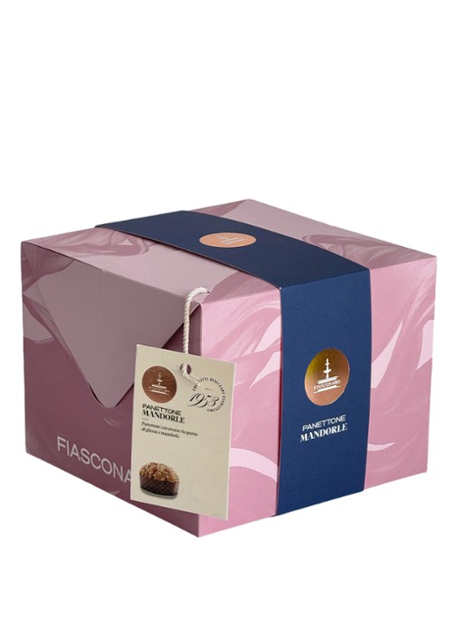 Fiasconaro Panettone met glazuur en amandelen 750 gram