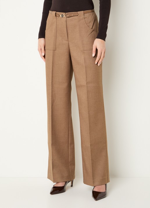Fifth House Ladaa high waist loose fit pantalon met persplooi