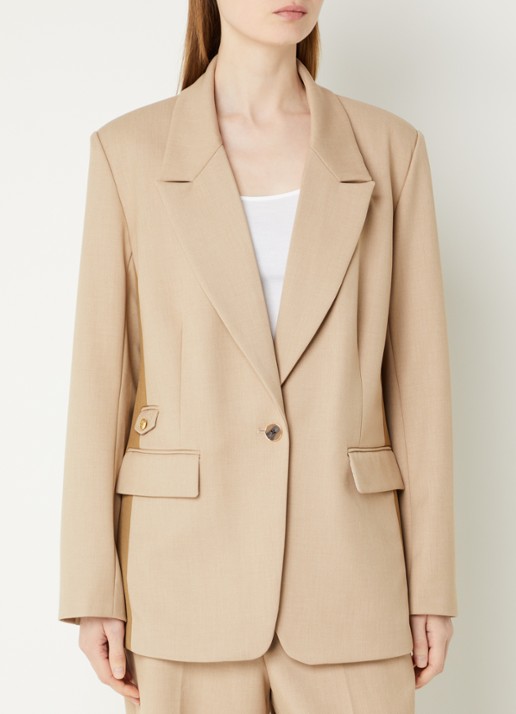 Fifth House Matascha blazer met schoudervulling en klepzakken