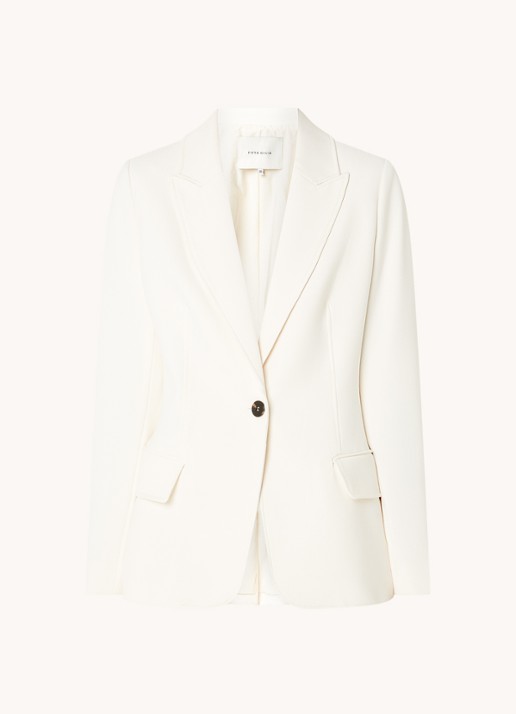 Fifth House Nato blazer met klepzakken - voorkant 3 gebroken wit
