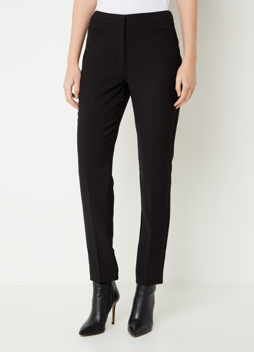 Fifth House Nato high waist slim fit cropped pantalon met steekzakken