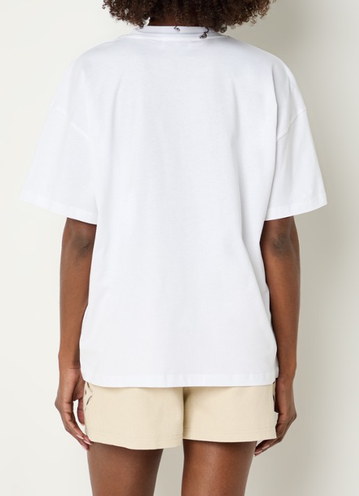 Fifth House Neena T-shirt met logo - achterkant wit