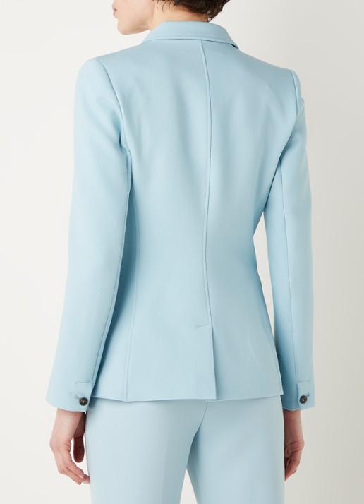Fifth House Nenzo blazer met klepzakken - achterkant 4 lichtblauw