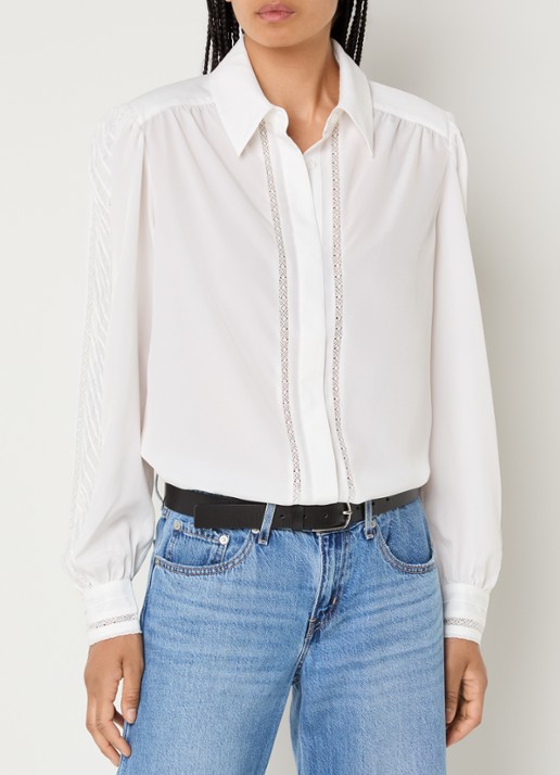 Fifth House Nicoll blouse met logoborduring