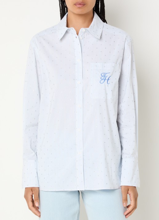 Fifth House Orella blouse met streepprint