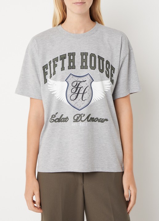 Fifth House Paige T-shirt met logoprint