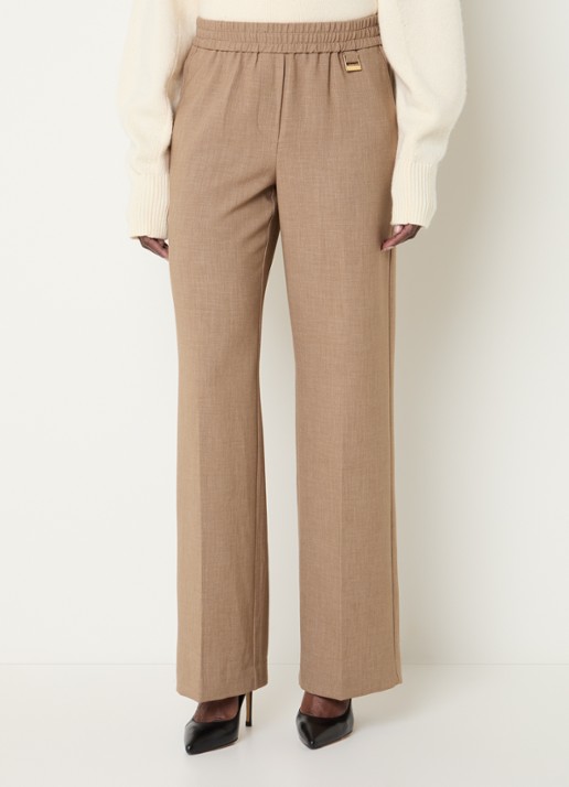 Fifth House Paloma high waist straight fit pantalon met steekzakken