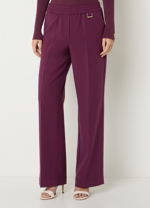 Fifth House Paloma high waist straight fit pantalon met steekzakken