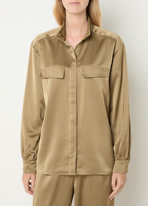 Fifth House Pamplona blouse van satijn