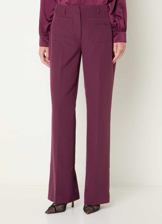 Fifth House Peggi high waist wide fit pantalon met opgestikte zakken