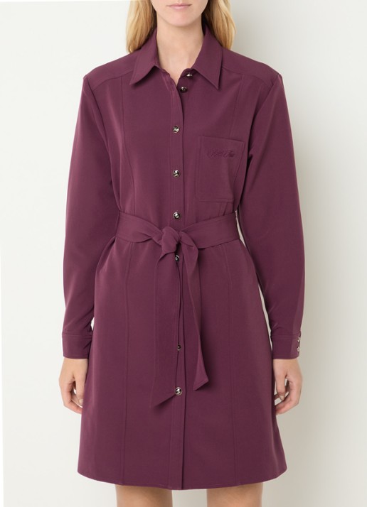 Fifth House Peggi midi blousejurk met strikceintuur