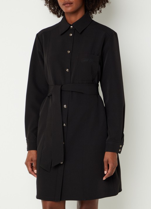 Fifth House Peggi midi blousejurk met strikceintuur