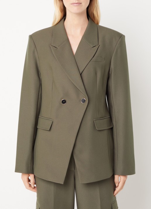 Fifth House Phelia double-breasted blazer met klepzakken