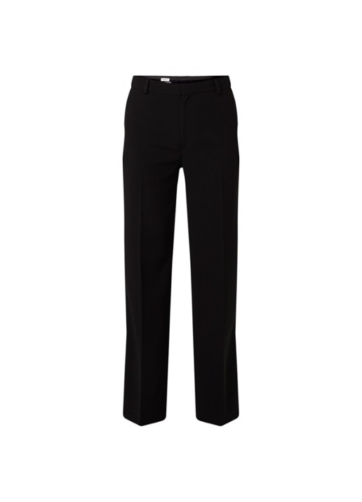 Filippa K Filippa K High waist straight fit pantalon - voorkant zwart