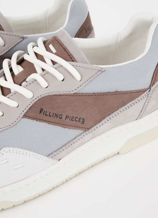 Filling Pieces Ace Spin sneaker met suède details - detail 7 grijs