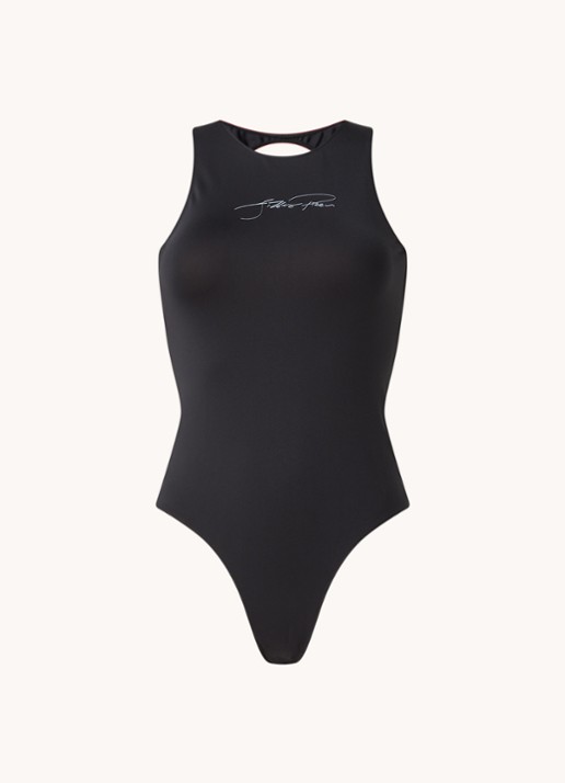 Filling Pieces Body met logoprint - voorkant 2 zwart
