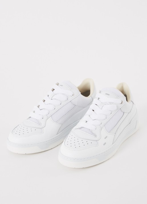 Filling Pieces Cruiser Crumbs sneaker met leren details - detail 4 wit