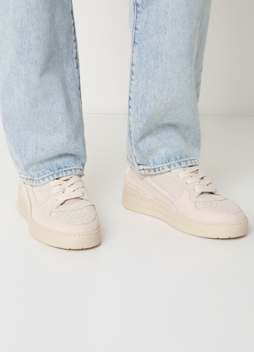 Filling Pieces Cruiser Dive sneaker met suède details - voorkant 3 beige
