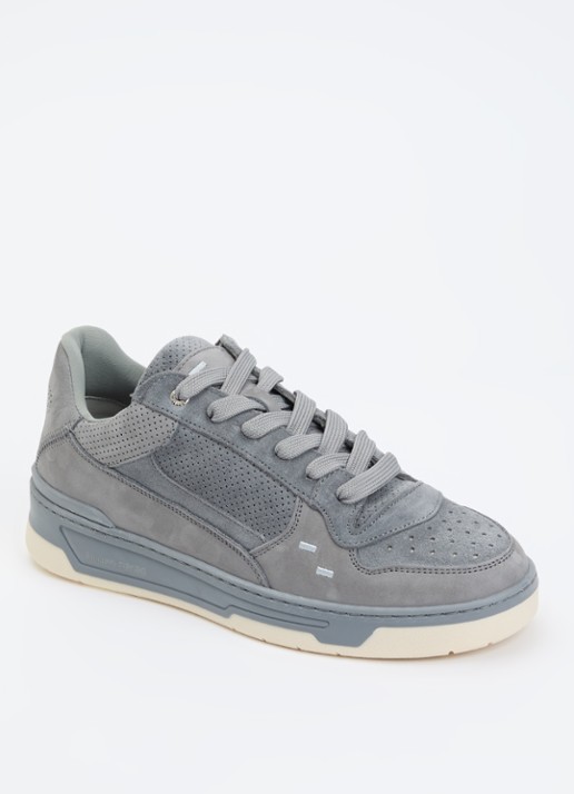Filling Pieces Cruiser Dive sneaker met suède details - voorkant grijs