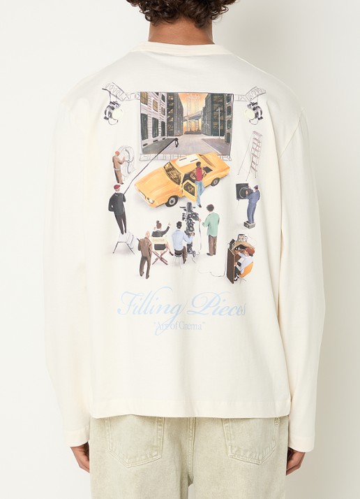 Filling Pieces Film Set longsleeve met logo- en backprint