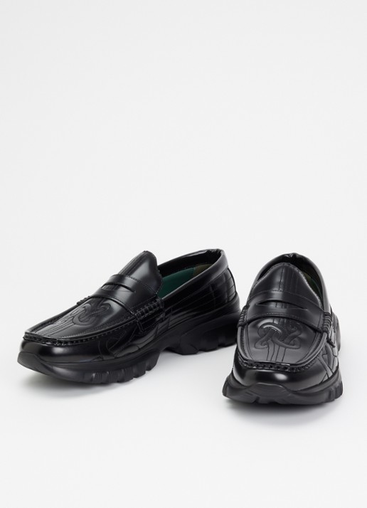 Filling Pieces Hybrid loafer van leer - detail 2 zwart