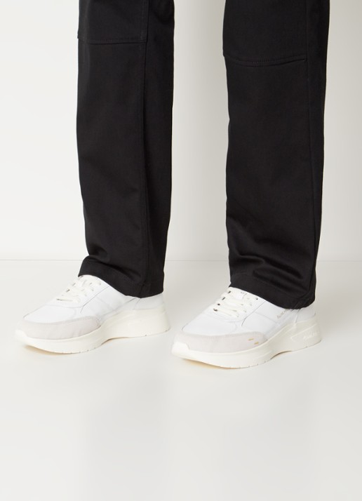 Filling Pieces Jet sneaker van leer  - voorkant 7 wit