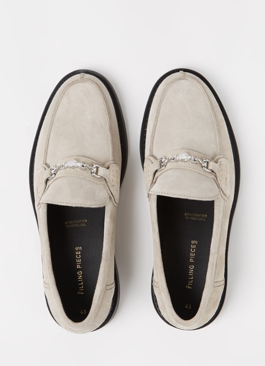Filling Pieces Loafer van suède  - detail 5 taupe
