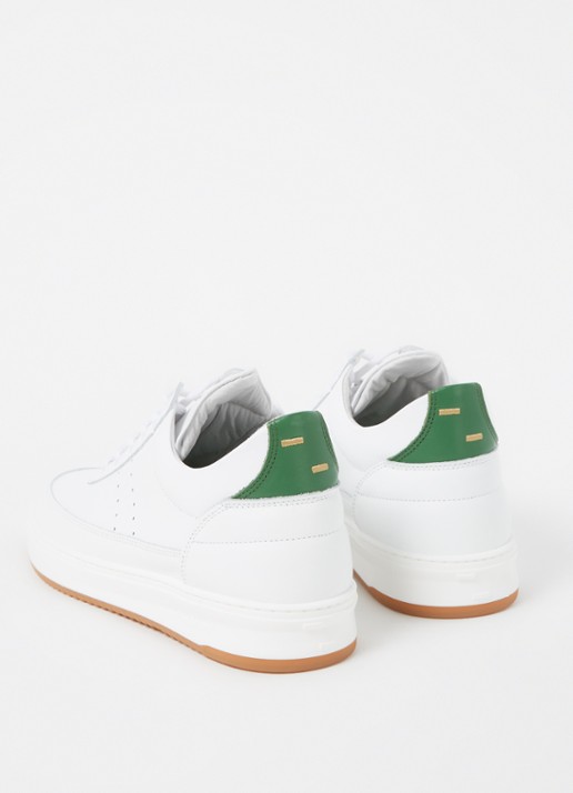 Filling Pieces Low Top Bianco sneaker van leer - detail 2 wit