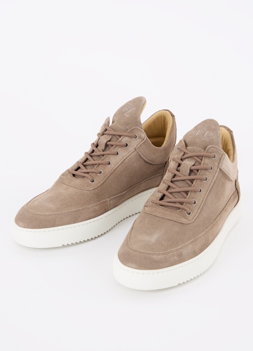 Filling Pieces Low Top sneaker van suède  - detail 4 zand