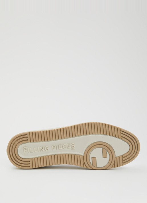 Filling Pieces Mondo Crumbs sneaker van leer - detail 4 wit