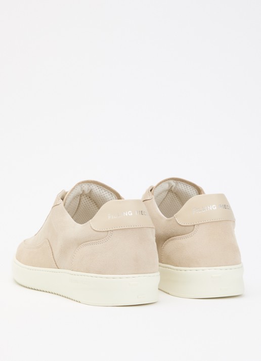 Filling Pieces Mondo Float sneaker van suède - achterkant beige