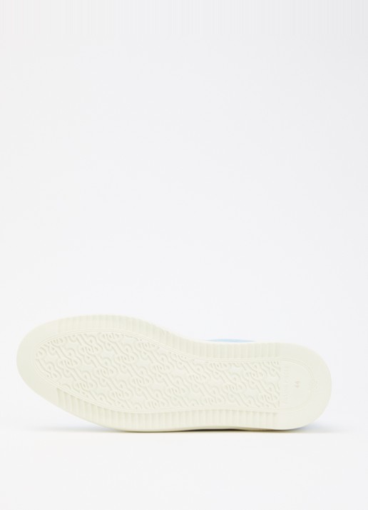 Filling Pieces Mondo Float sneaker van suède - detail 4 blauw