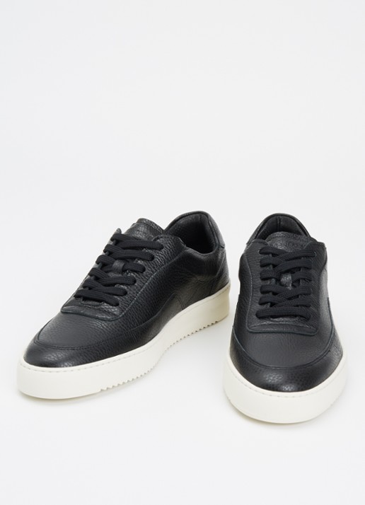 Filling Pieces Mondo Grain sneaker van leer - detail 2 zwart