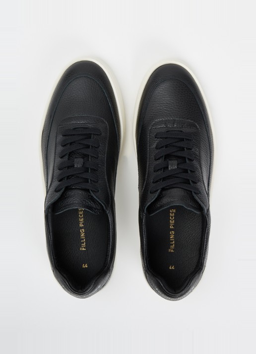 Filling Pieces Mondo Grain sneaker van leer - detail 3 zwart