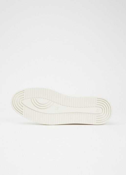 Filling Pieces Mondo Grain sneaker van leer - detail 4 gebroken wit