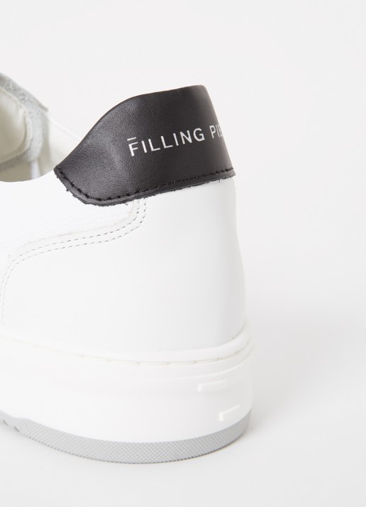 Filling Pieces Mondo Lux sneaker van leer - detail 4 wit