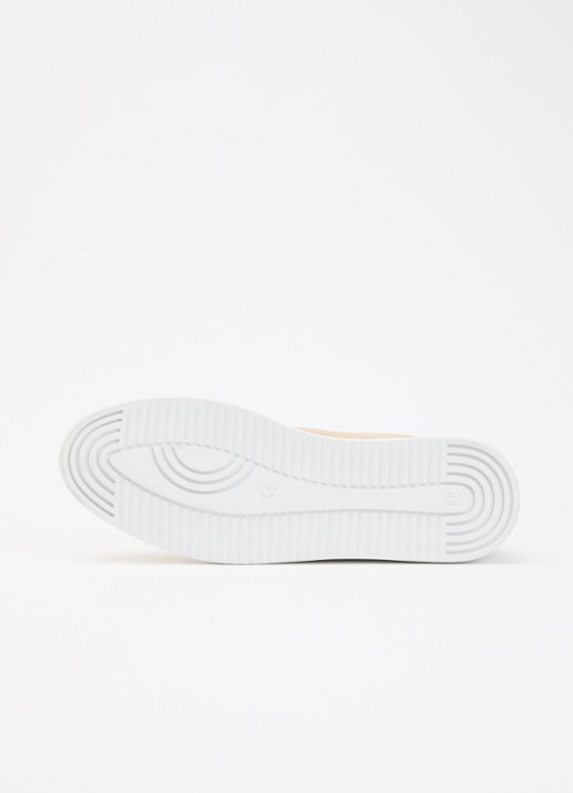 Filling Pieces Mondo Perforated sneaker van suède - detail 3 beige