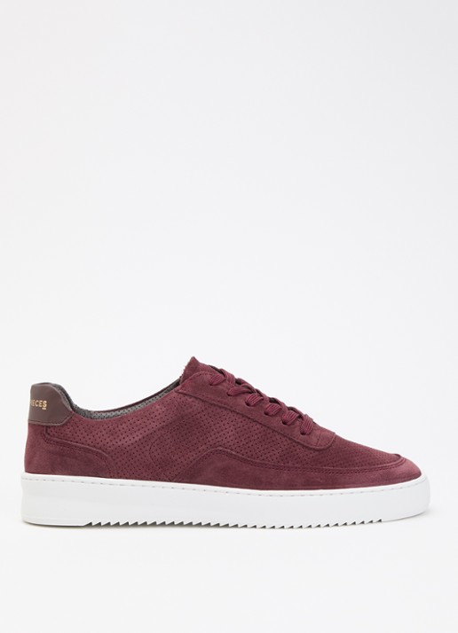 Filling Pieces Mondo Perforated sneaker van suède
