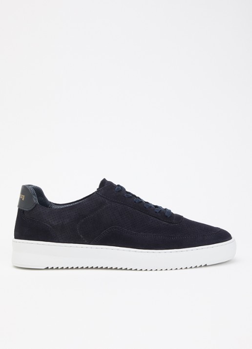 Filling Pieces Mondo Perforated sneaker van suède