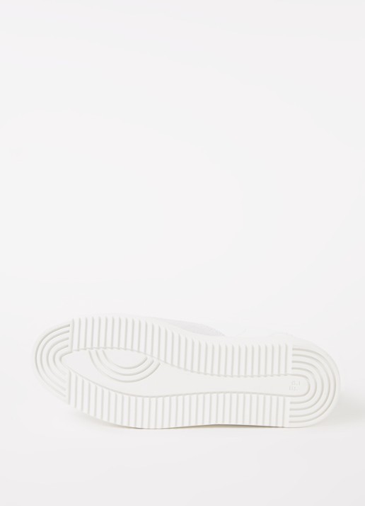 Filling Pieces Mondo sneaker van leer met suède details - detail 5 wit
